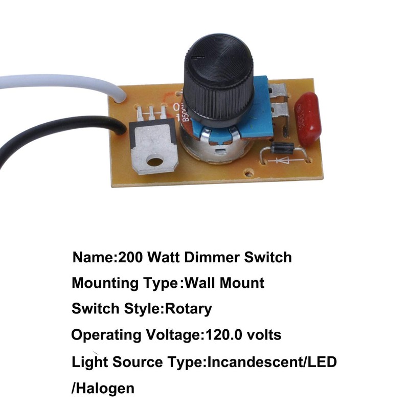 SC-239A Switch 200 Watt Manual Dimmer Replacement Kit for Wes-tek