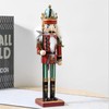 SurpriseSeptember Christmas Nutcracker Ornament,12 inch Traditional Painted Wooden Nutcracker Soldier