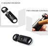 Wohlstand Cigar Cutter, Stainless Steel Cigar Cutter, Double Blade Cigar
