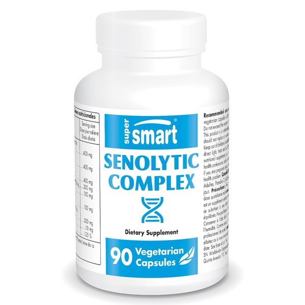 SuperSmart - Senolytic Complex (Advanced Formula) - with Fisetin, Quercetin,