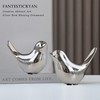 FANTESTICRYAN Small Birds Statues Gold Home Decor Modern Style Figurine
