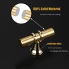 Haliwu 10 Pack Gold Cabinet Knobs, Brushed Brass Handles Kitchen