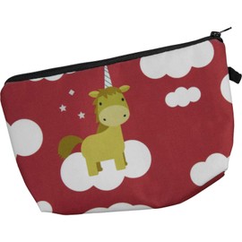 Cosey Makeup Bag, Trendy Makeup Bag and Toiletry Bag, Red Sky