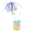 Kingsie 100 Pcs Cocktail Picks Disposable Bling Fringe Fruit Picks