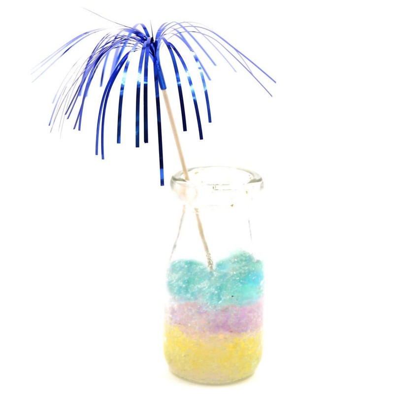 Kingsie 100 Pcs Cocktail Picks Disposable Bling Fringe Fruit Picks