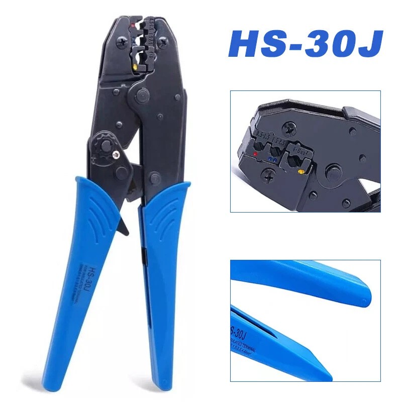 Unbranded Crimping Tool For Heat Shrink Connectors Ratcheting Wire Crimper