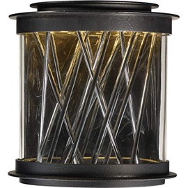 Maxim 53495CLTEPC, Bedazzle LED Outdoor Wall Sconce, 2-Light, 4.5 Watts, Texture Ebony / Polished Chrome