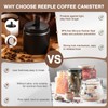 Coffee Canister, Premium Large Stainless Steel Insulated Vacuum Coffee Bean