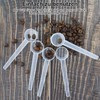 6 Pieces Measuring Spoons, Plastic Dosing Spoons with Scale Ladle,