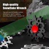 23 In 1 Snow-flake Multi-Tool with Fidget Toys Function Snowflake
