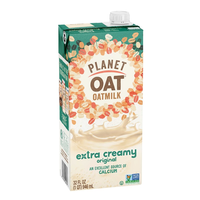 Planet Oat Oatmilk, Extra Creamy, 32 Fl. Oz (Pack of