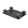 Gantry Plate Aluminum High Strength Gantry Board Black Anodized 3D