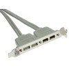 InLine® 33390 A Bracket for USB 2.0/FireWire (0.4 m)