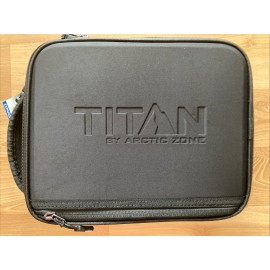 Arctic Zone Titan Arctic Zone Fridge Cold Crush Resistant Lunch Pack with 2 Ice Walls Black