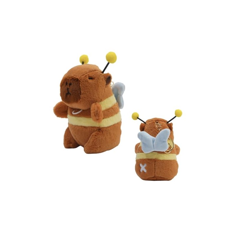 Clearstone Capybara Plush Keychain Chavimaru Bee Sugata, 7.9 inches (20