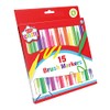 BG Assorted Colours Brush Marker Colouring Pens - Pack of