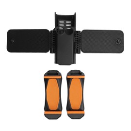 Dual Phone Extension Holder Cold Shoe Adapter Mount Mobile Phone Live Streaming Stand for Mic Light Tripod
