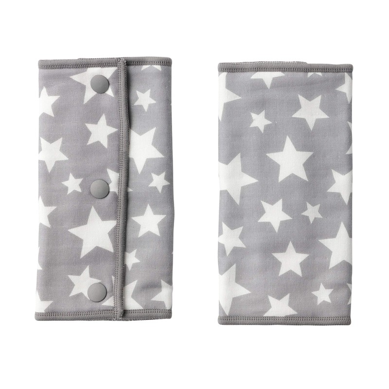 BABYHOPPER Baby Hopper Gauze Belt Cover Grey Star 1 Pair