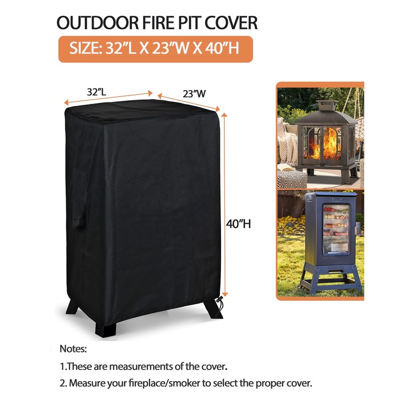 SheeChung Fire Pit Cover for Panovue Metal Chiminea Fire Pit,Heavy