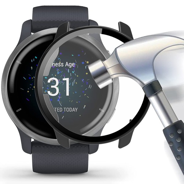 Acadeny Case with Tempered Glass Screen Protector Compatible for Garmin