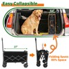 Collapsible Wagon, Wagons Carts Foldable, Foldable Wagon Cart with Wheels,