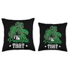 I'D Propagate THAT Monstera Deliciosa Throw Pillow