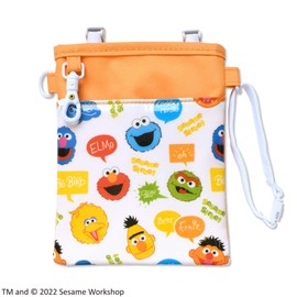 Sesame Street ST-ZSS0006 3-Way Soft Pen Pouch, Orange