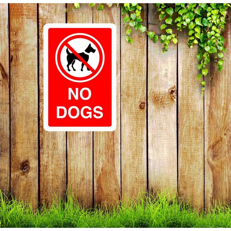 Safety First Display LTD No dogs sign - 1.2mm Rigid
