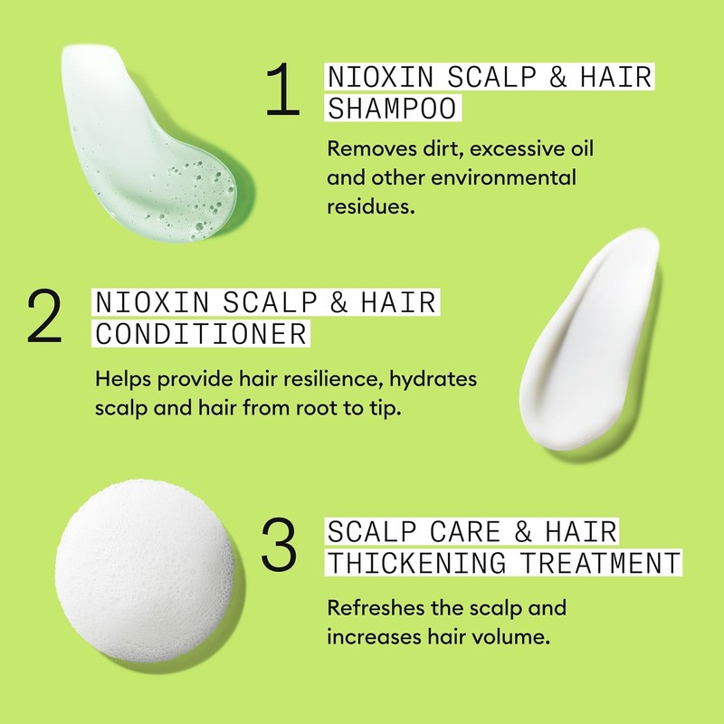 Nioxin Kit de sistema de cuidado, kit de cuidado del