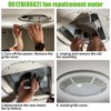 8662 Bathroom Fan Motor Replacement - Blower Wheel Replacement -