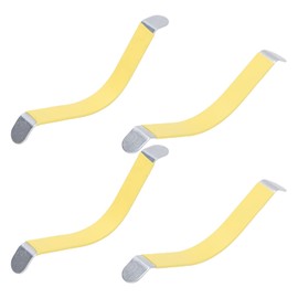 String Separator, 4 Pieces Guitar String Separator Rubber Coated Luthier Tool Frets Polishing Cleaning Repair Maintenance Tool for Classical Acoustic Guitars Bass Ukulele Repair