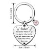 QMVMV Sister Gifts Sister Keyring for Women Girl Birthday Christmas