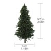 S0805 50PCS Dark Green Pine Model Cedar Trees 2.05inch (52mm)