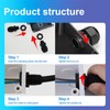 Pack of 30 Waterproof Cable Glands PG7, PG9, PG11, PG13.5,