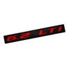 ERPART 6.2 LT1 RED on Black Highly Polished Real Aluminum