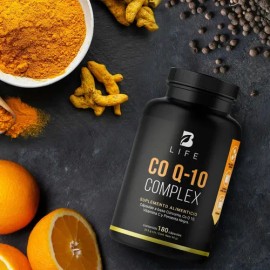 Co Q 10 De 180 Cápsulas Con Coenzima, Co Q 10 Complex B Life                                                                                          