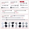 Muzata 50 Pack 1/8" Cable Railing Hardware Kit Hand Swage