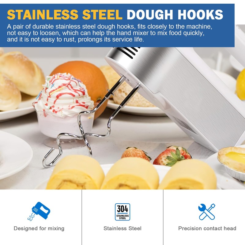 CHAR YONG Replacement for Hamilton Beach Mixer Dough Hooks for