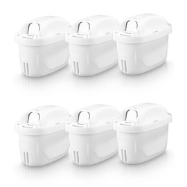 Water Filter Cartridges for Brita Water Filter Maxtra +, Maxtra Plus, Mavea, Anna Duomax, Pack of 6 Replacement Water Filters