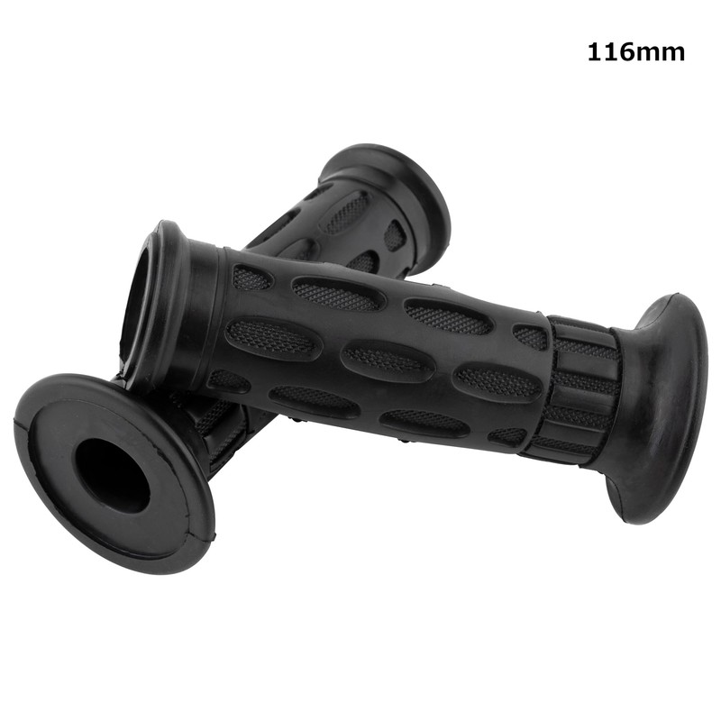 Kijima grip rubber oval dimple black Suzuki scooter 201-7166
