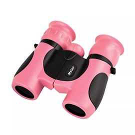 Mstar 8×21 Small Kids Binoculars Childrens Binoculars Real Kids Binoculars 4,5,6,7,8,9,10 Years Old Child Binoculars for Bird Watching (Pink)