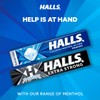 HALLS Halls Extra Strong, Clearing Menthol, Original Flavour, 20 x