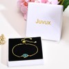 3Pcs Clover Link Bracelet for Women, Gold Flower Lucky 5