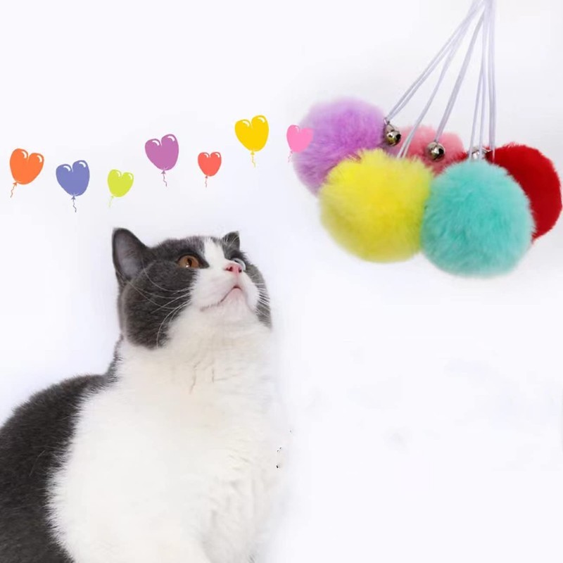 SHENGOCASE 10-Pack Cat Tree Tower Accessories Replacement Attachment Ball Toy,