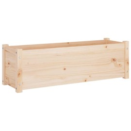 Gecheer Garden Planter 39.4"x12.2"x12.2" Solid Wood Pine