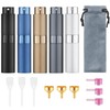 Tekson Travel Perfume Atomizer Refillable 8ml (5 PCS), Travel Cologne