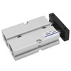 Air Cylinder Pneumatic 2 Piston Rod 2 Shaft Double Action