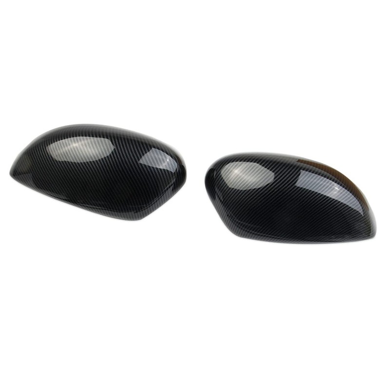 Korlot Carbon Fiber Side Door Mirror Cover Molding Trim for
