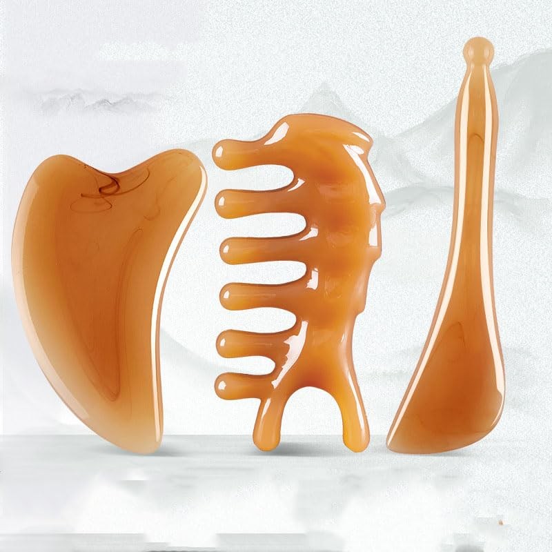 SHIDXIB 3Pcs Relieve Tension & Pain Instantly Resin Nose Massager