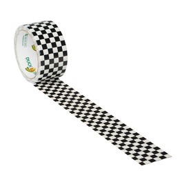 Duck Brand 280410_C Duck Printed Duct Tape, 6-Roll, Checker